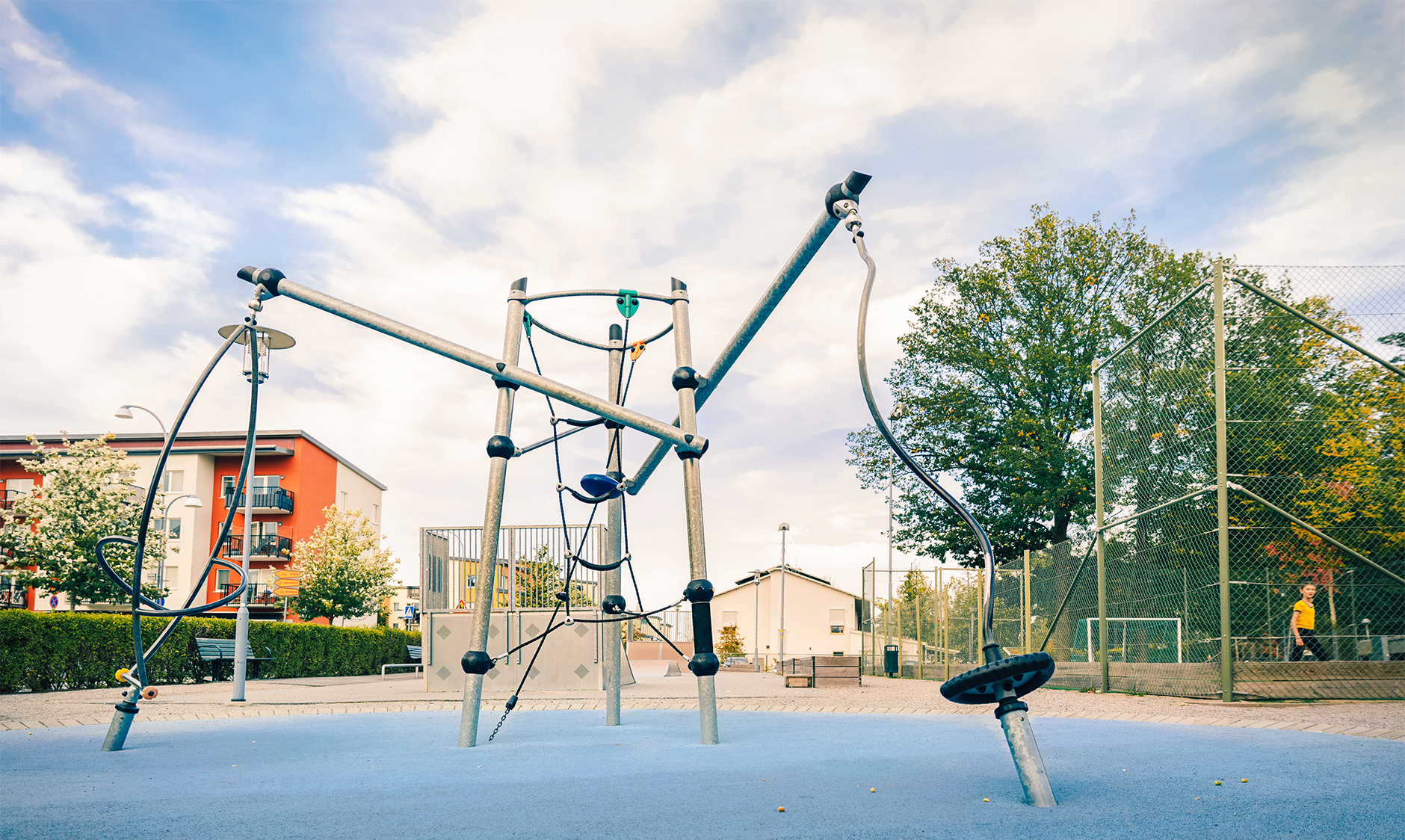 I naturreservatet hittar du ett utegym för lite extra träning.